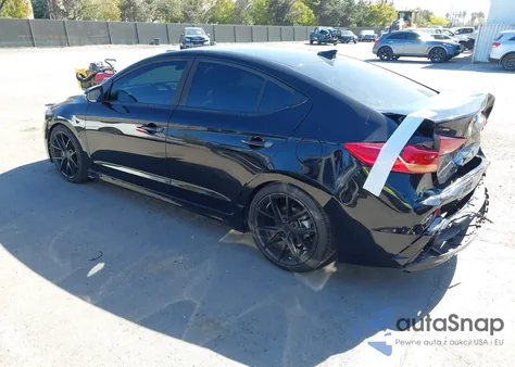 2018 Hyundai Elantra Sport from USA, damaged, VIN KMHD04LB0JU704226